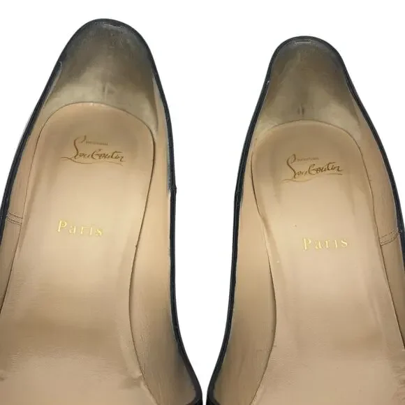 Christian Louboutin So Kate 120mm Patent Leather Pumps Black Size 41 - Picture 14 of 16